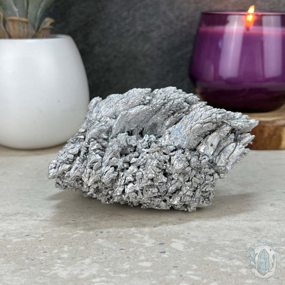 Natural Raw Silver Magnesium Display Specimen