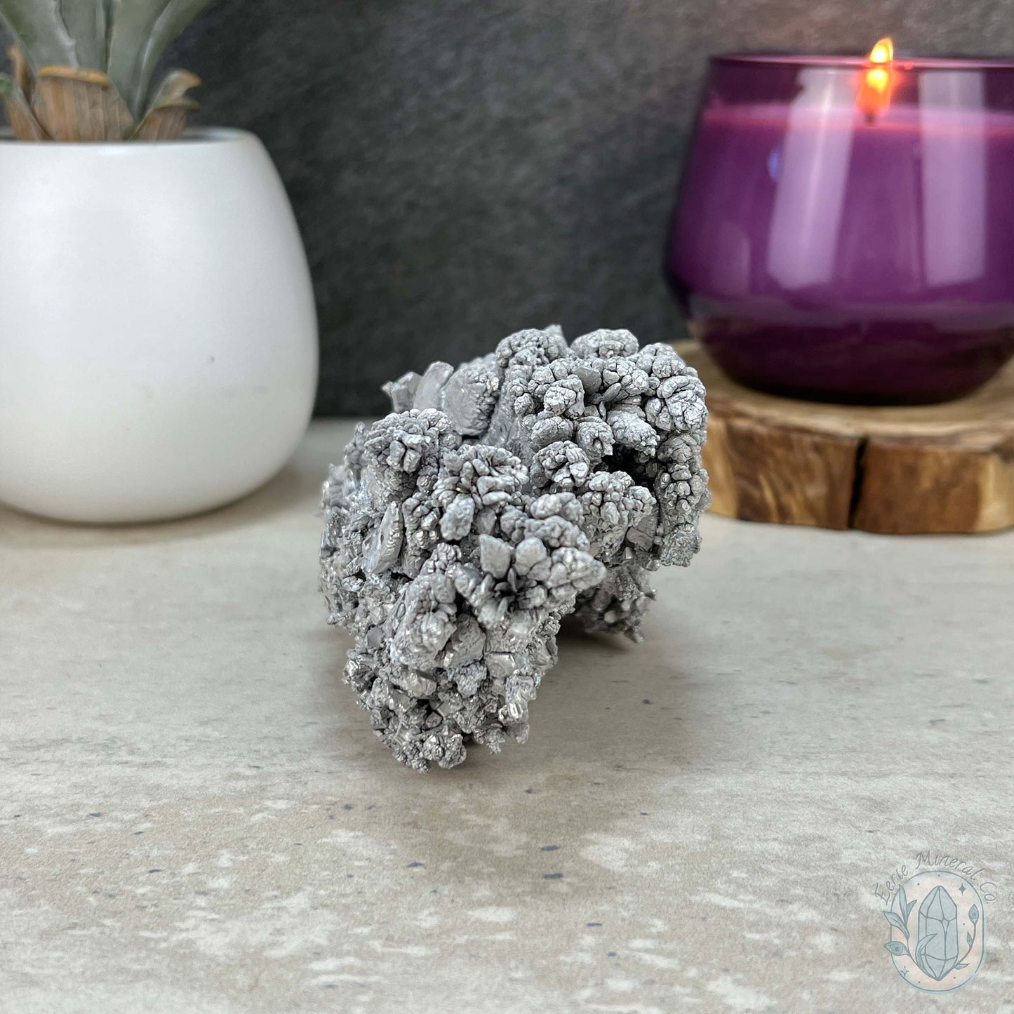 Natural Raw Silver Magnesium Display Specimen