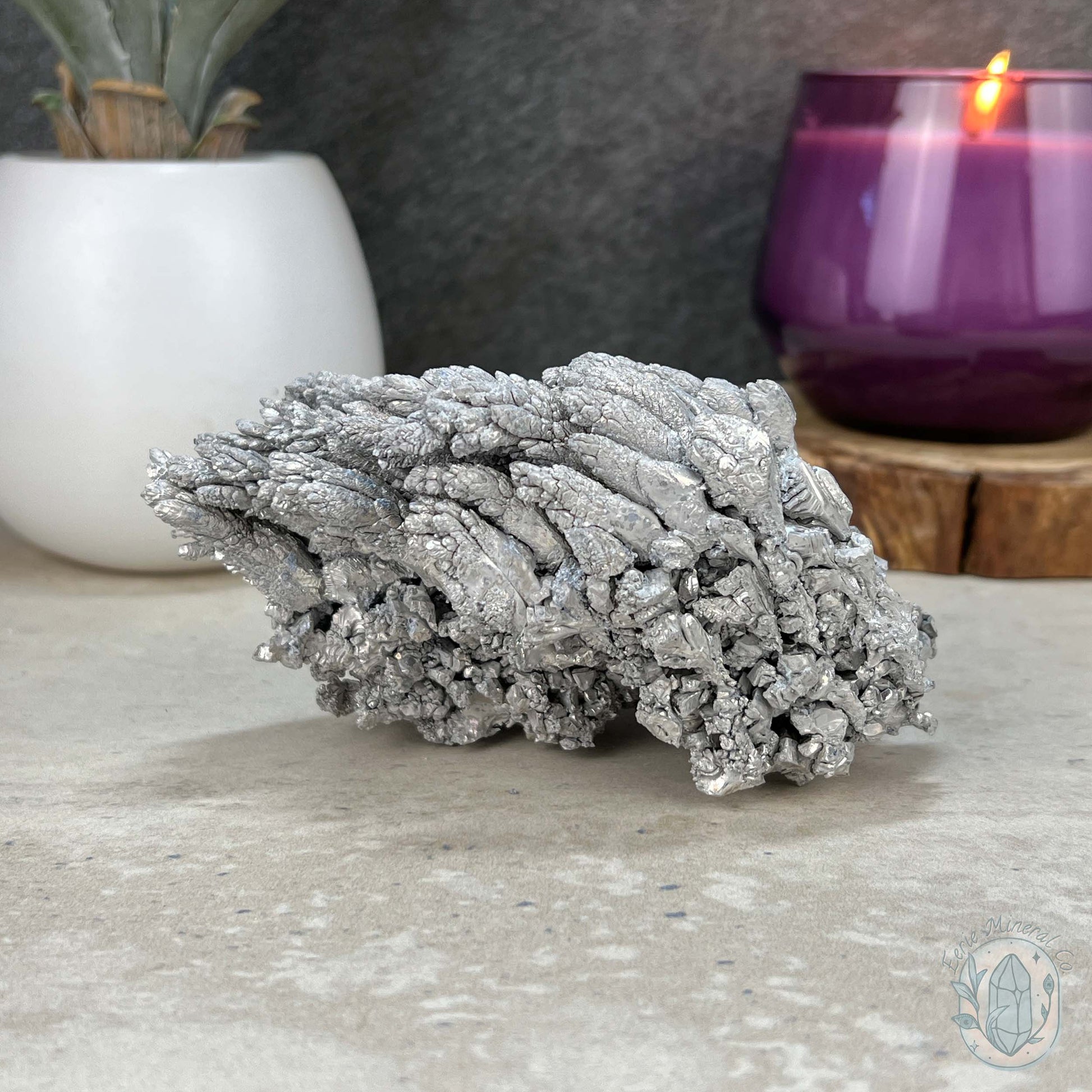 Natural Raw Silver Magnesium Display Specimen