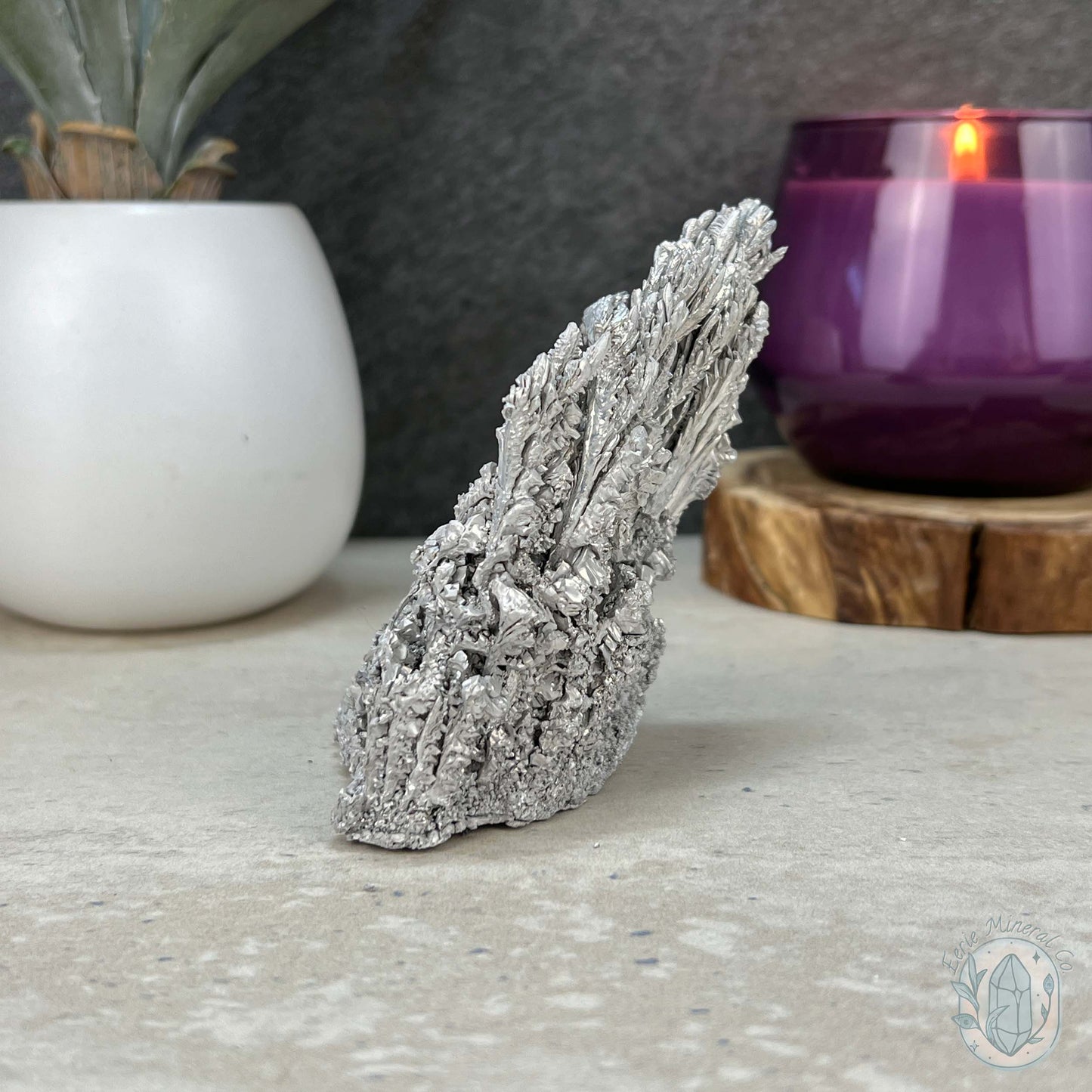 Natural Raw Silver Magnesium Display Specimen