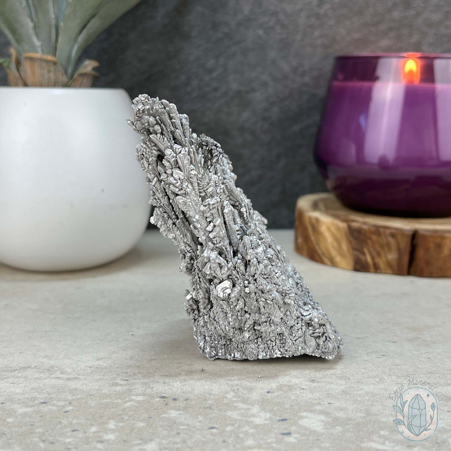 Natural Raw Silver Magnesium Display Specimen