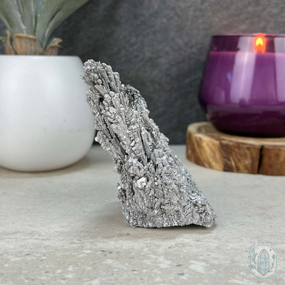 Natural Raw Silver Magnesium Display Specimen