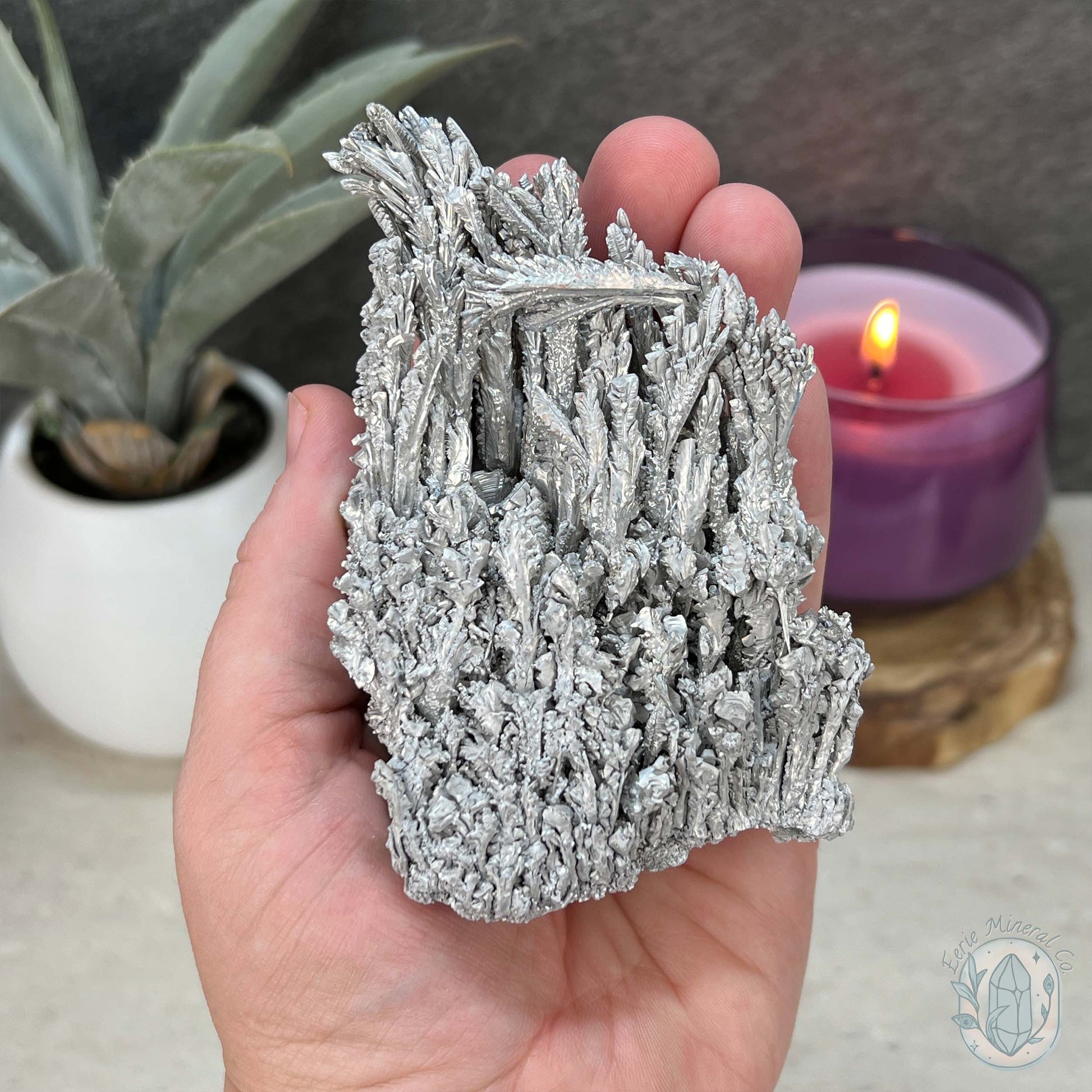 Natural Raw Silver Magnesium Display Specimen
