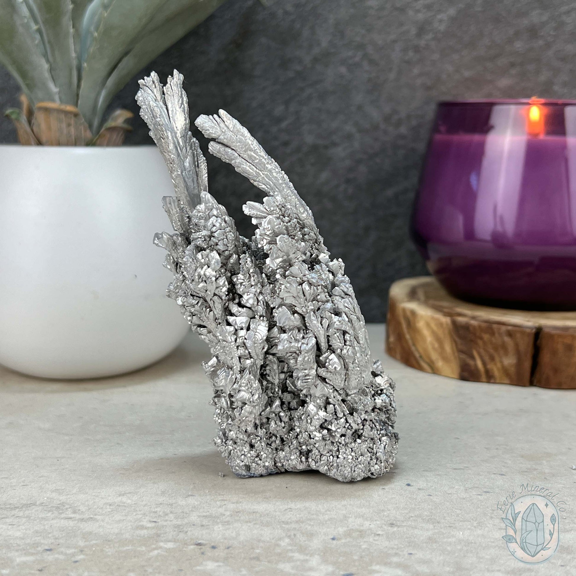 Natural Raw Silver Magnesium Display Specimen