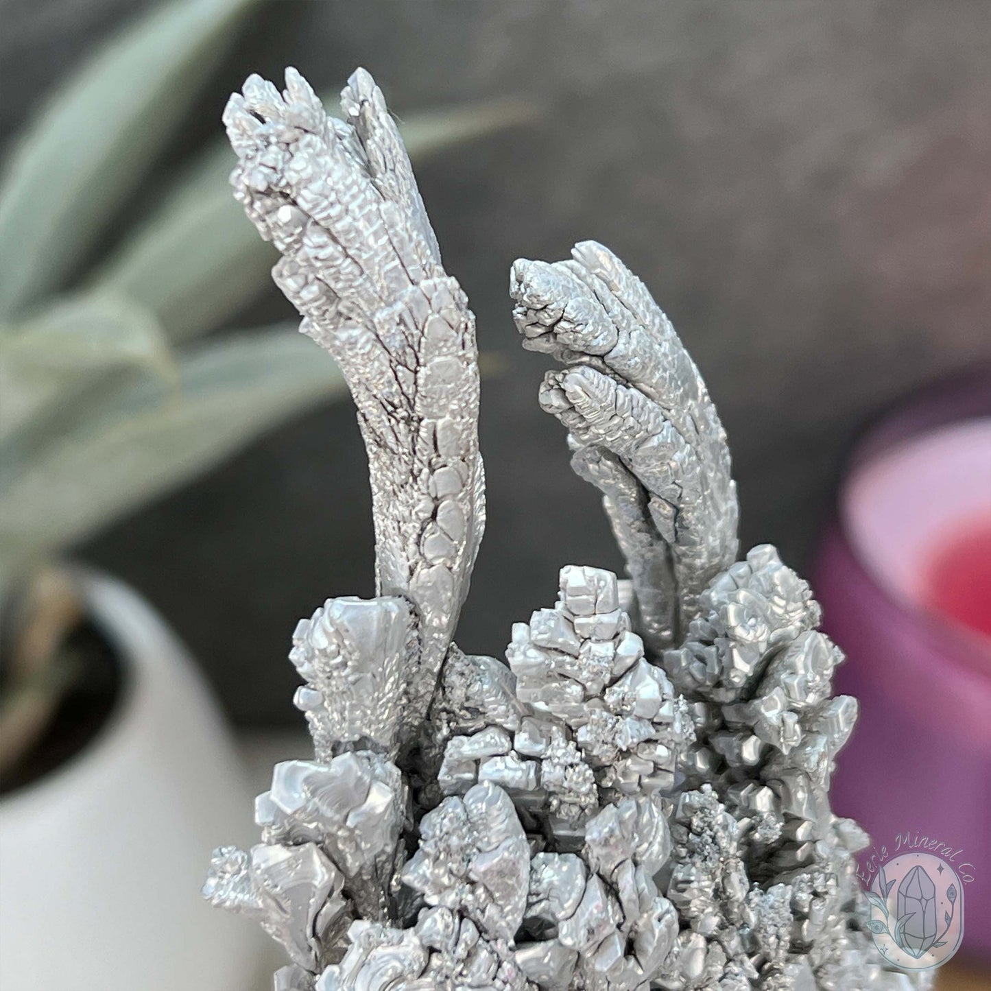 Natural Raw Silver Magnesium Display Specimen