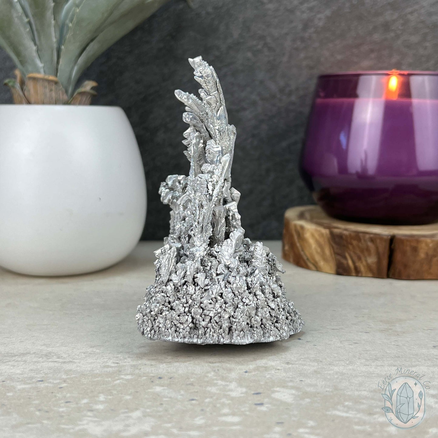 Natural Raw Silver Magnesium Mineral Specimen