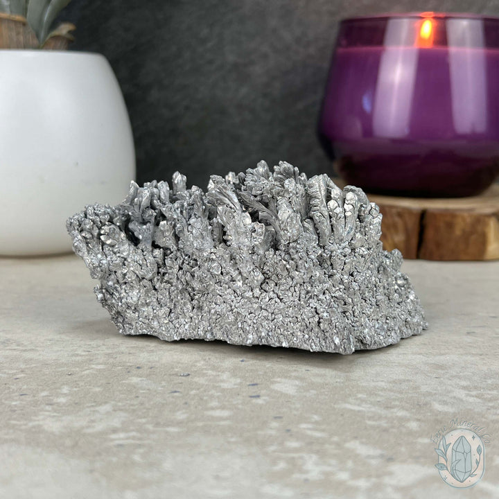 Natural Raw Silver Magnesium Mineral Specimen