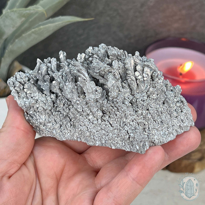 Natural Raw Silver Magnesium Mineral Specimen