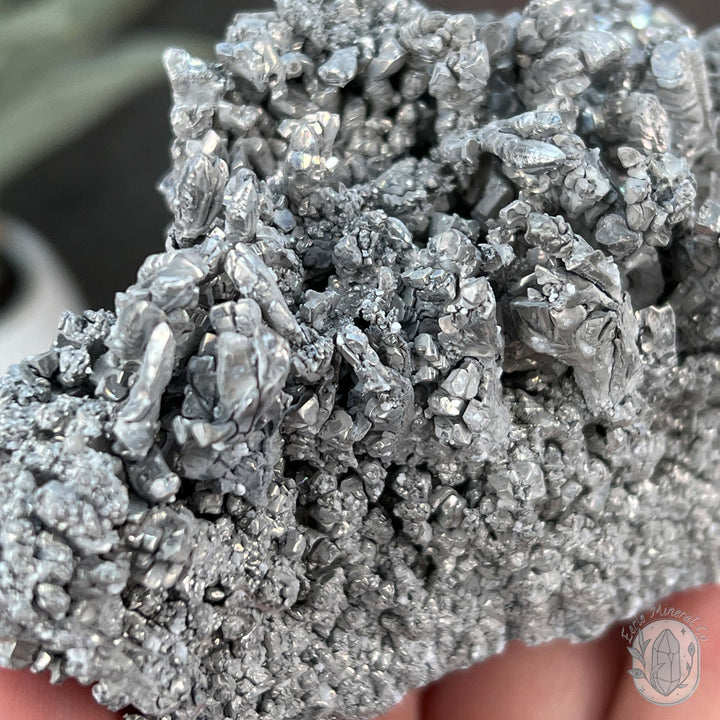 Natural Raw Silver Magnesium Mineral Specimen