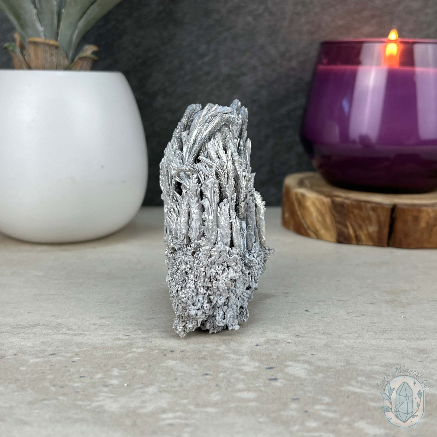Natural Raw Silver Magnesium Display Specimen