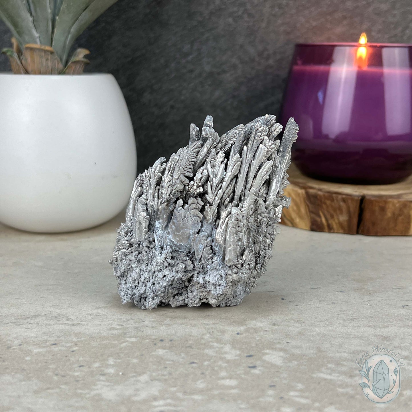 Natural Raw Silver Magnesium Display Specimen