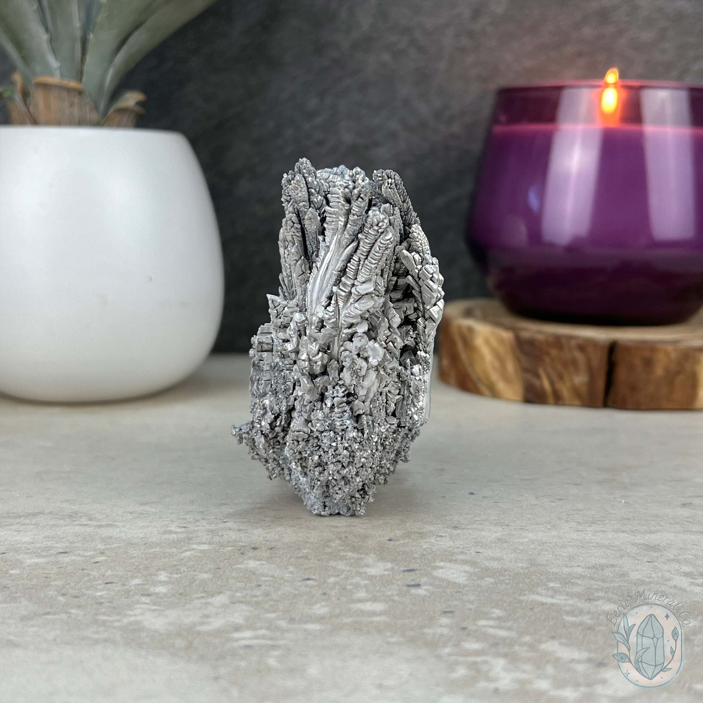 Natural Raw Silver Magnesium Display Specimen
