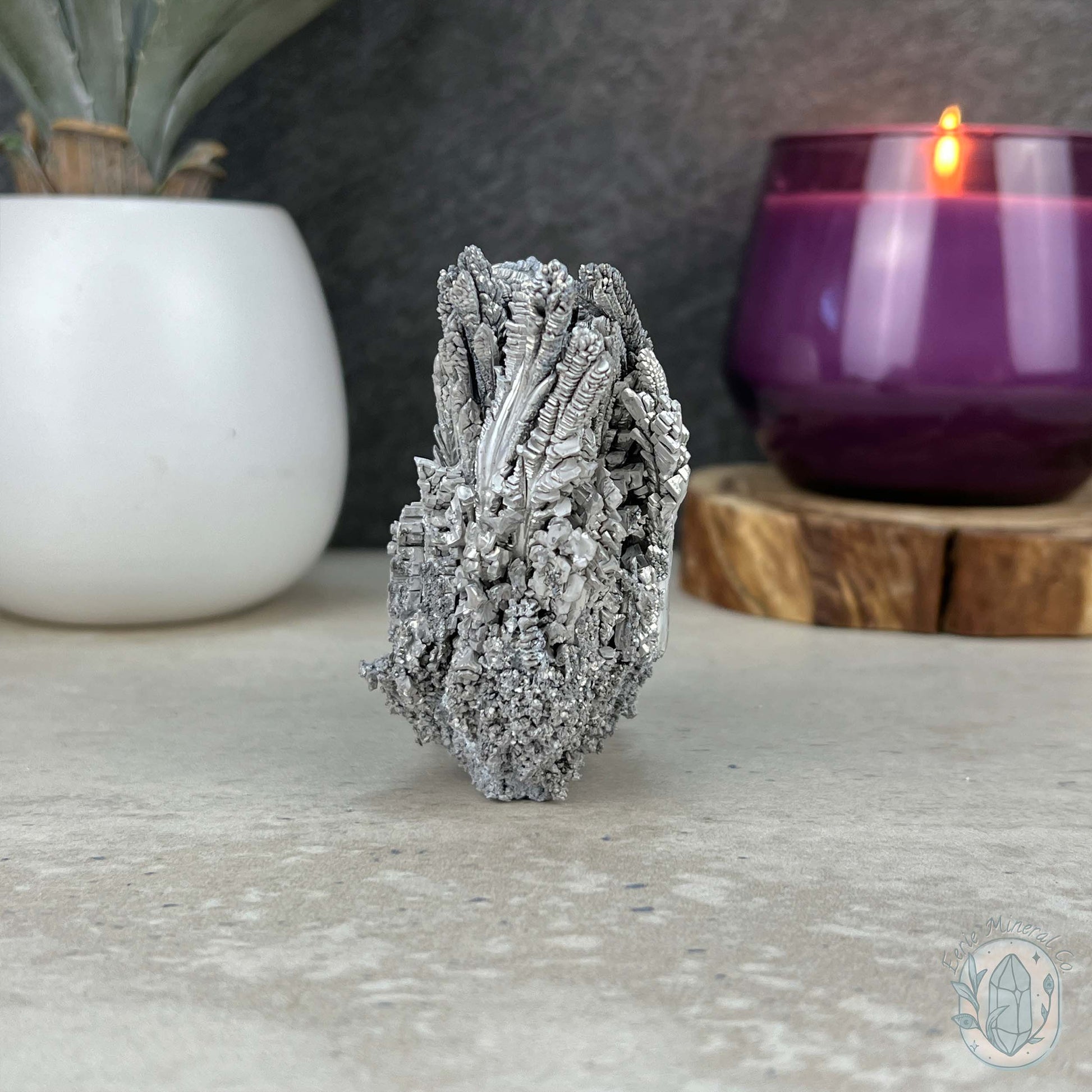Natural Raw Silver Magnesium Display Specimen