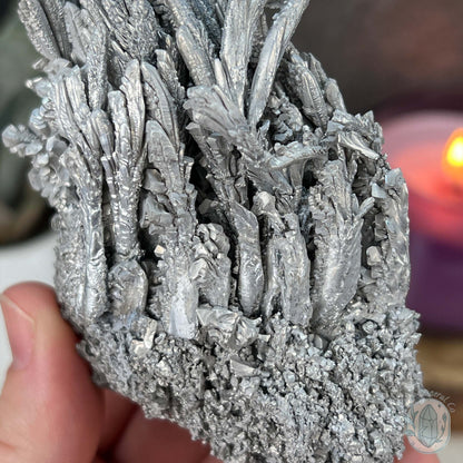 Natural Raw Silver Magnesium Display Specimen