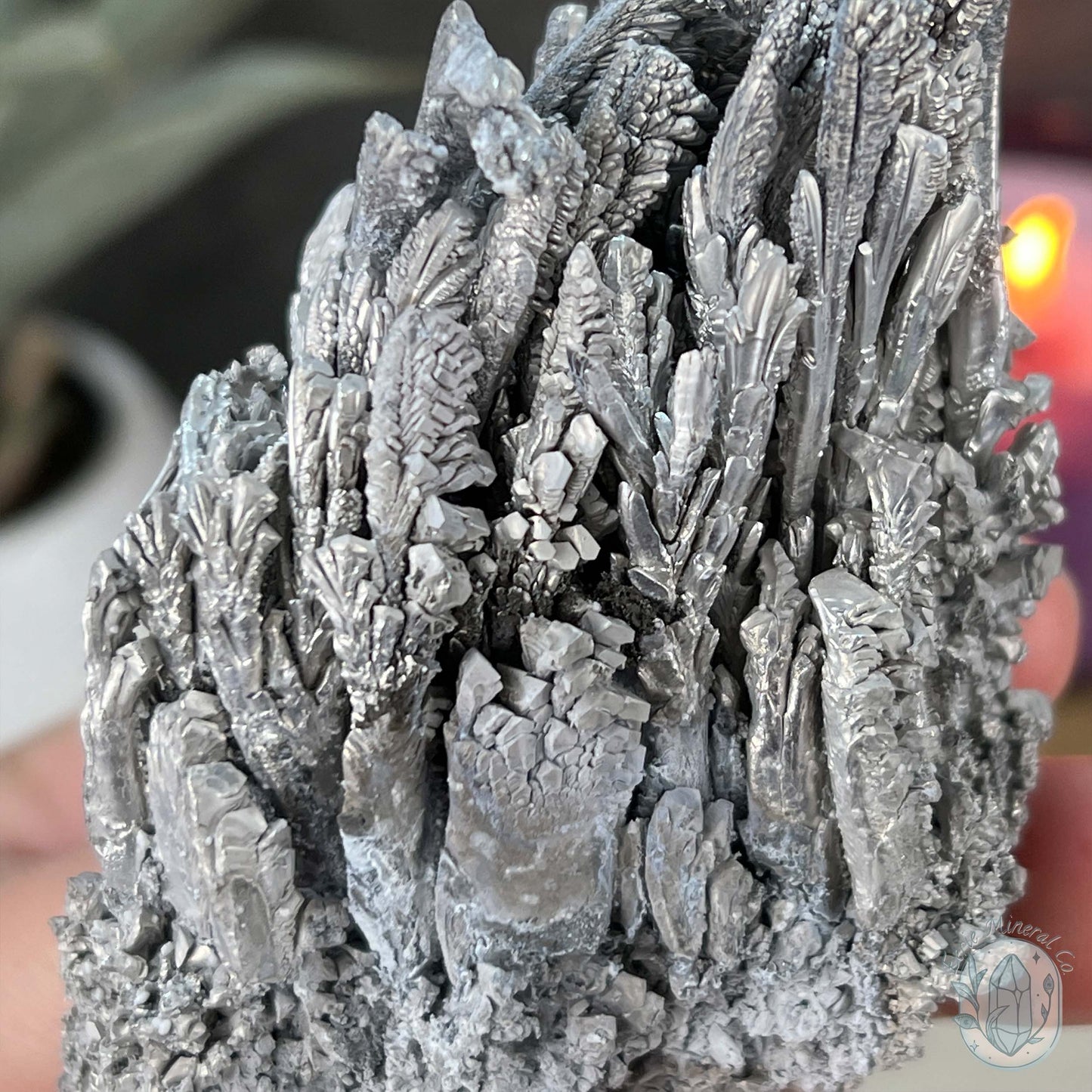 Natural Raw Silver Magnesium Display Specimen