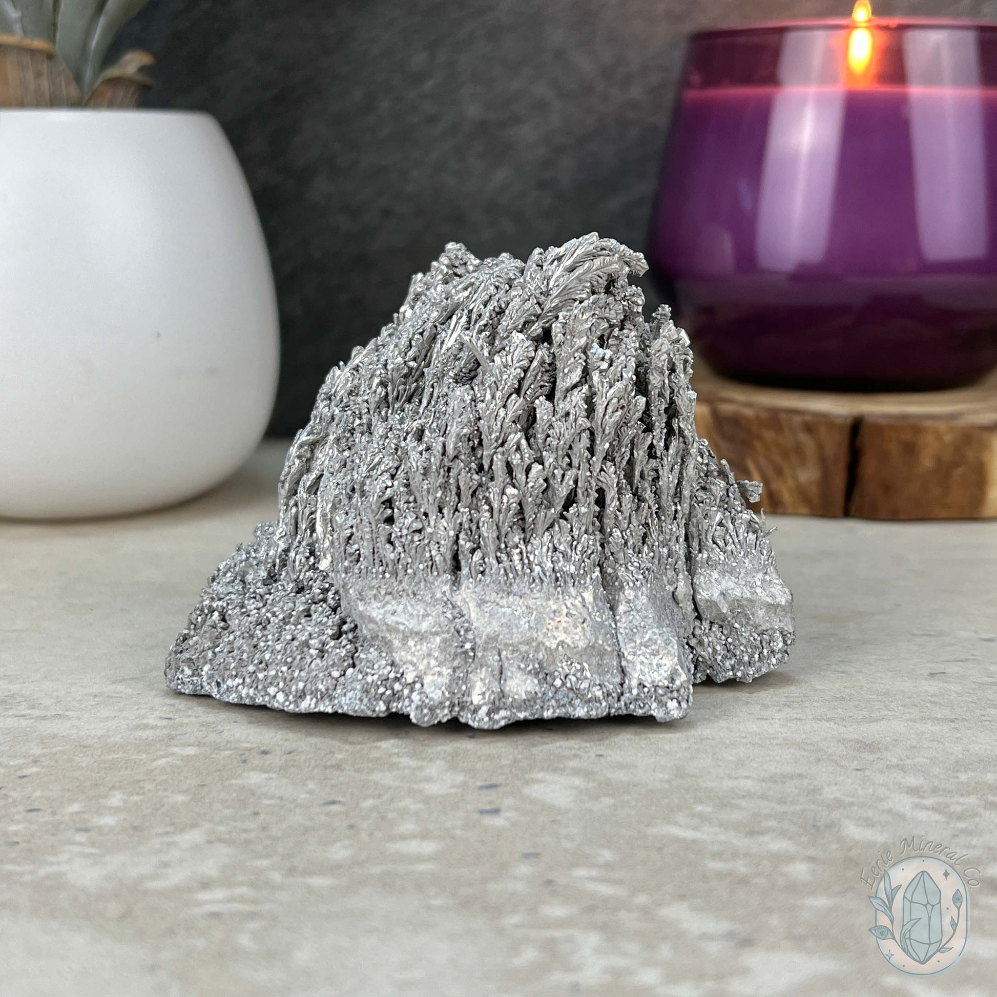 Natural Raw Silver Magnesium Display Specimen