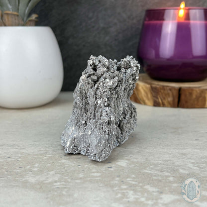 Natural Raw Silver Magnesium Display Specimen