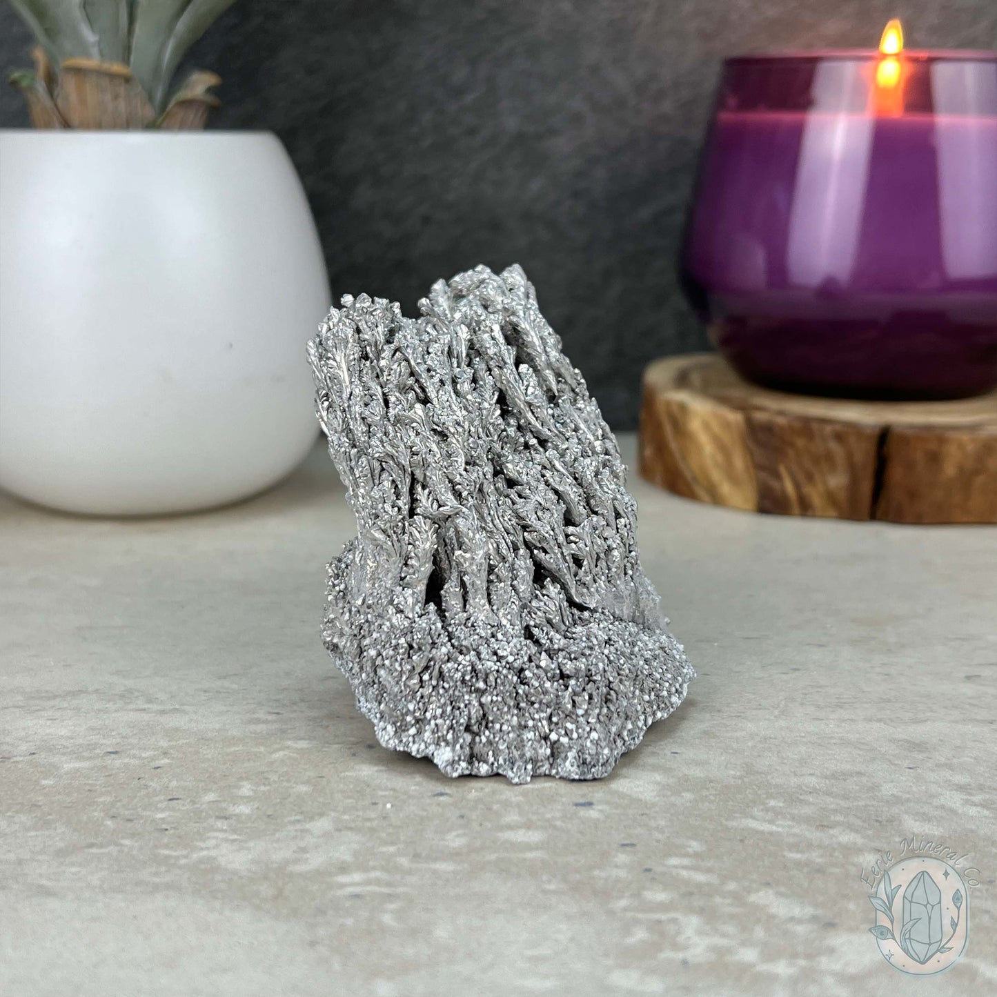 Natural Raw Silver Magnesium Display Specimen