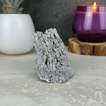 Natural Raw Silver Magnesium Display Specimen