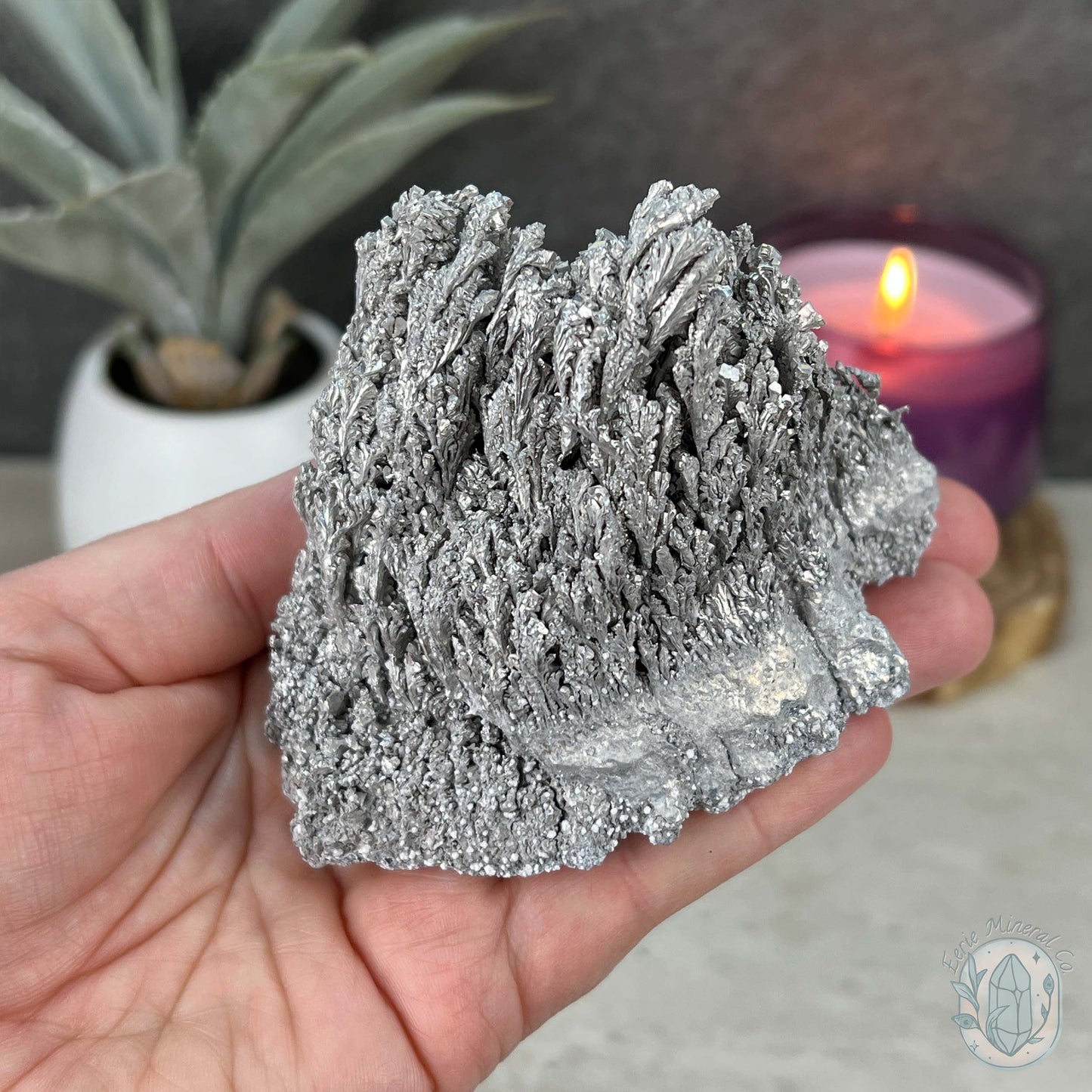 Natural Raw Silver Magnesium Display Specimen