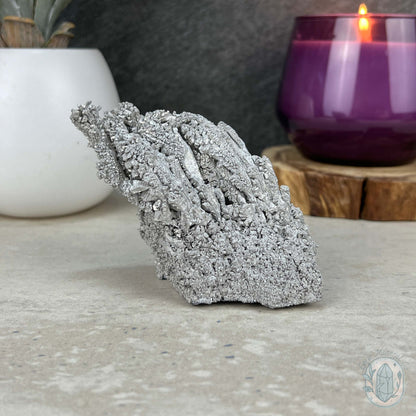 Natural Raw Silver Magnesium Mineral Specimen