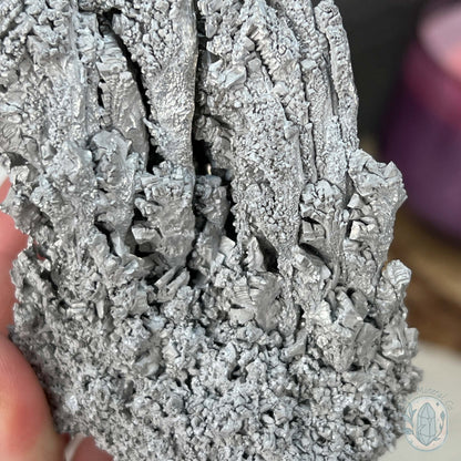 Natural Raw Silver Magnesium Mineral Specimen