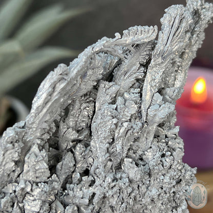Natural Raw Silver Magnesium Mineral Specimen