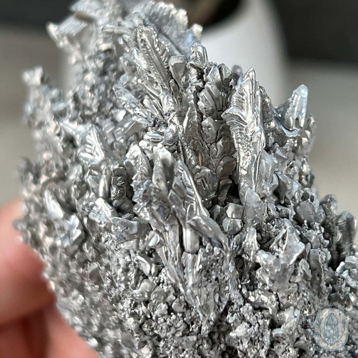 Natural Raw Silver Magnesium Mineral Specimen