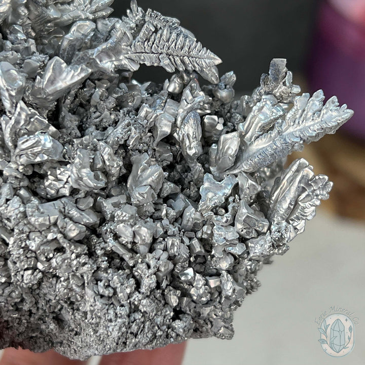 Natural Raw Silver Magnesium Mineral Specimen