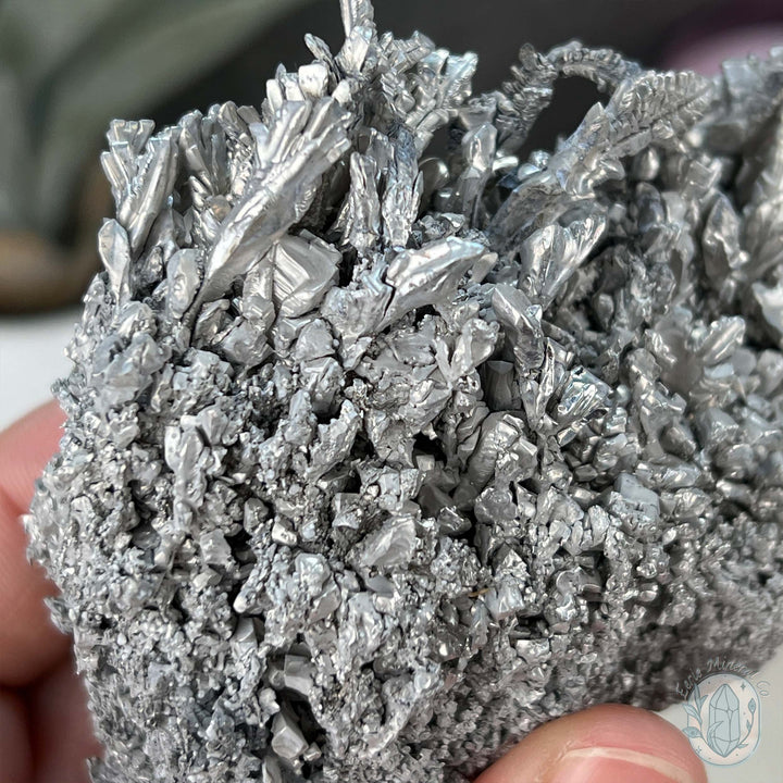 Natural Raw Silver Magnesium Mineral Specimen