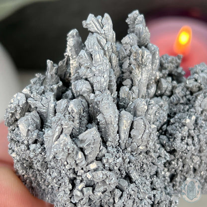 Raw Silver Magnesium Mineral Display Specimen