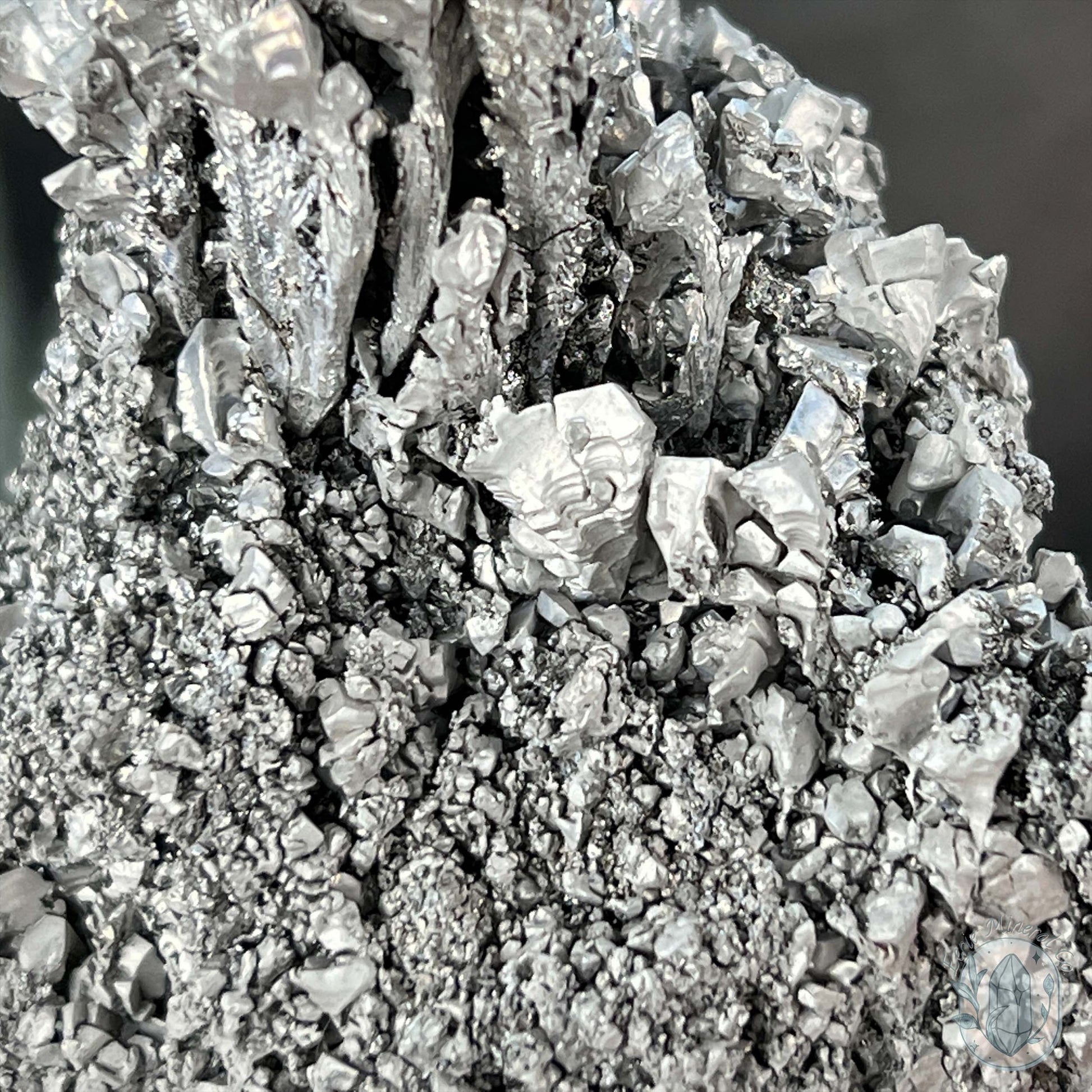 Raw Silver Magnesium Mineral Display Specimen