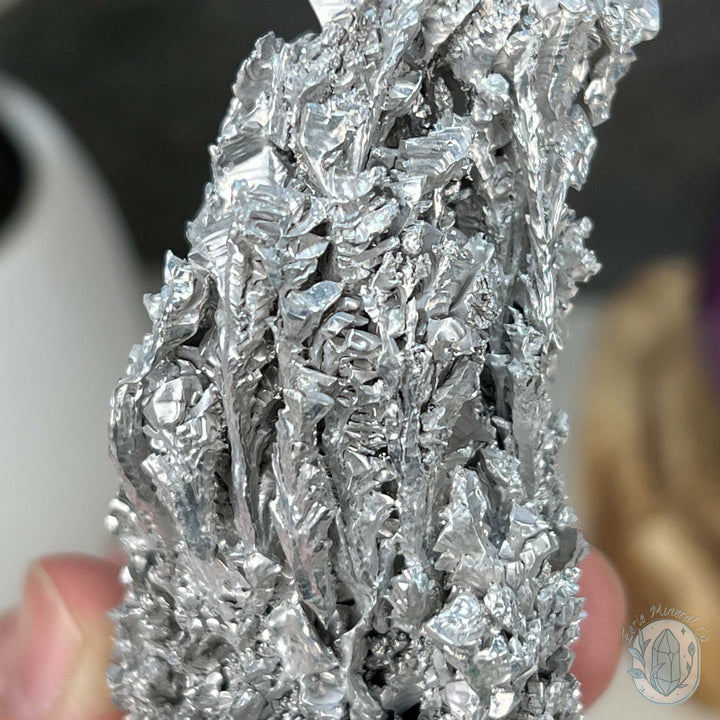 Raw Silver Magnesium Mineral Display Specimen