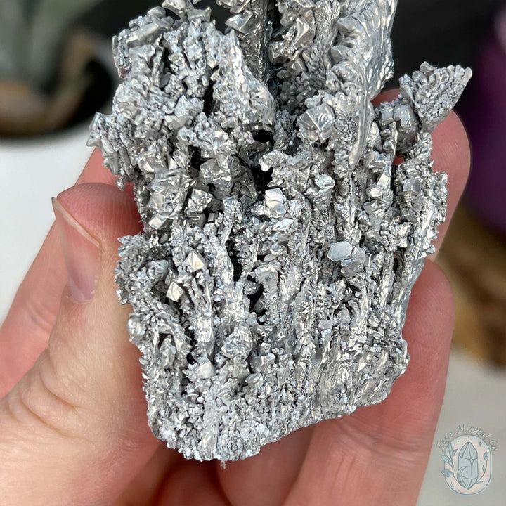 Raw Silver Magnesium Mineral Display Specimen