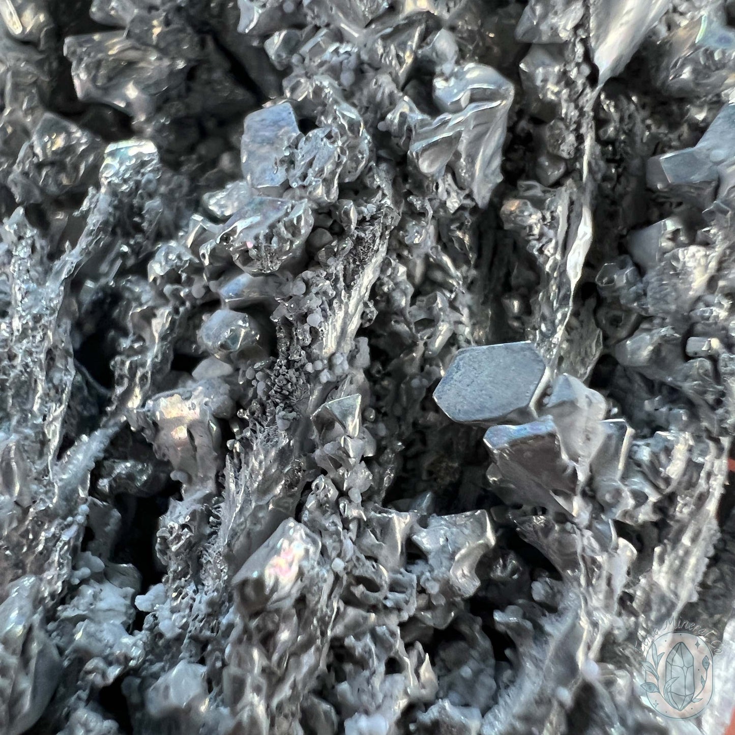 Raw Silver Magnesium Mineral Display Specimen