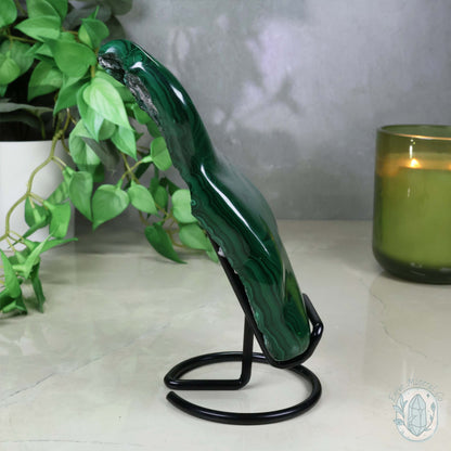 Polished Natural Malachite Freeform