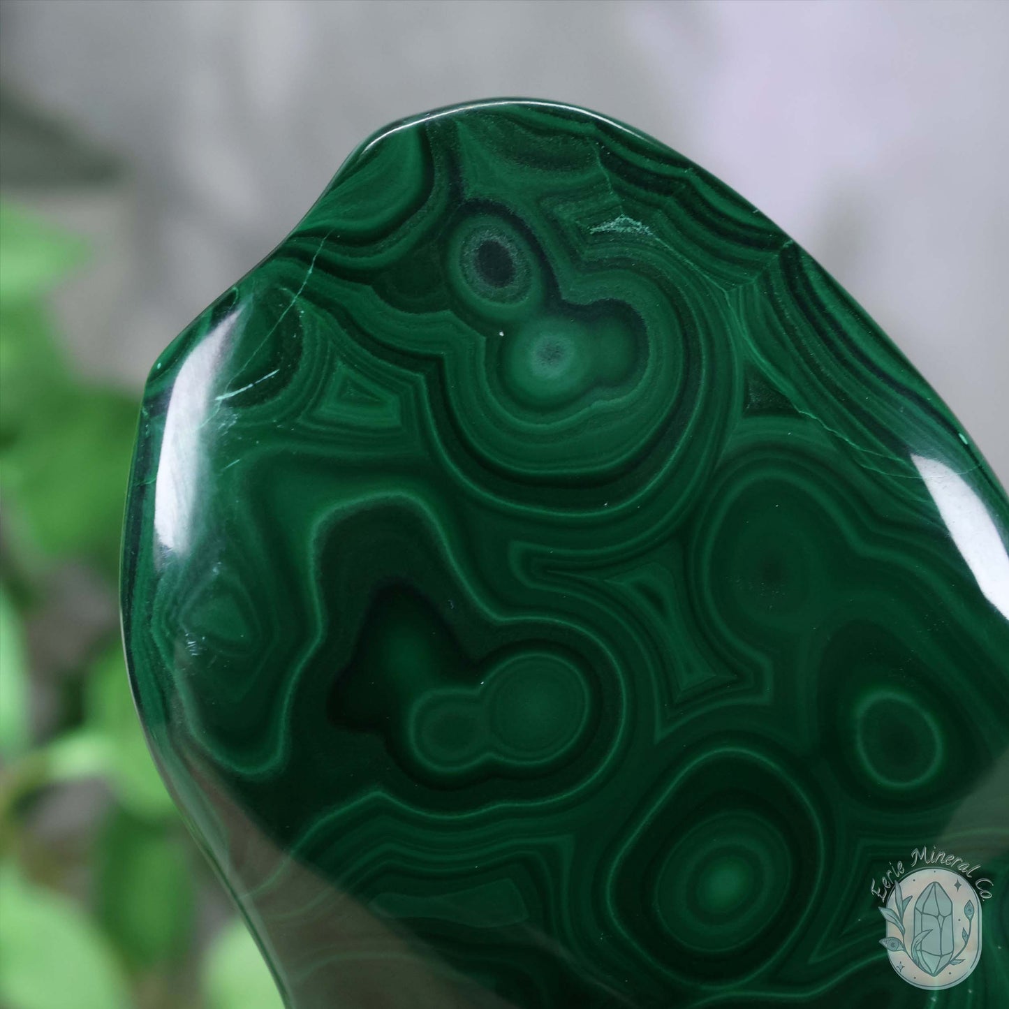 Polished Natural Malachite Freeform