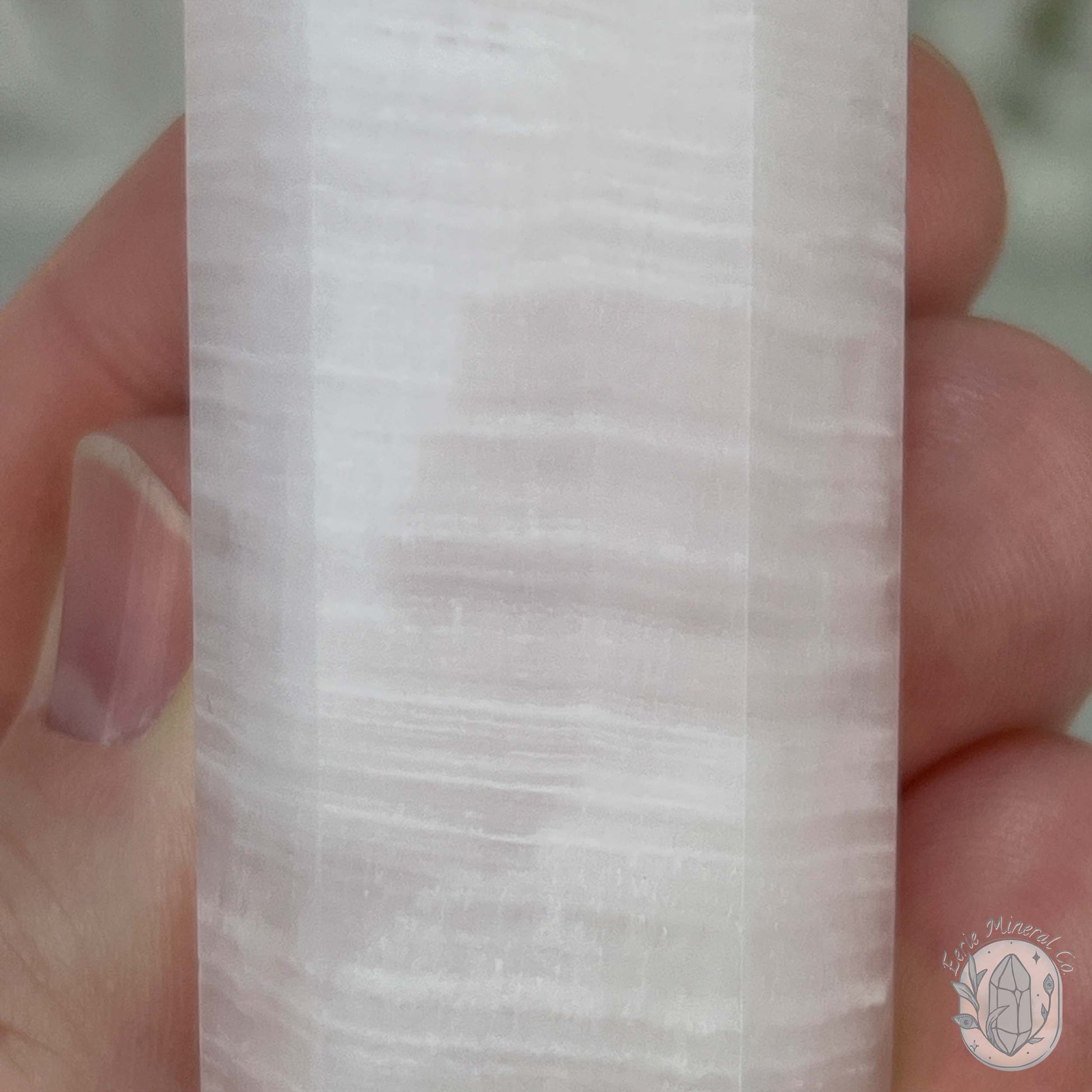UV Reactive Pink Mangano Calcite Agate Towers