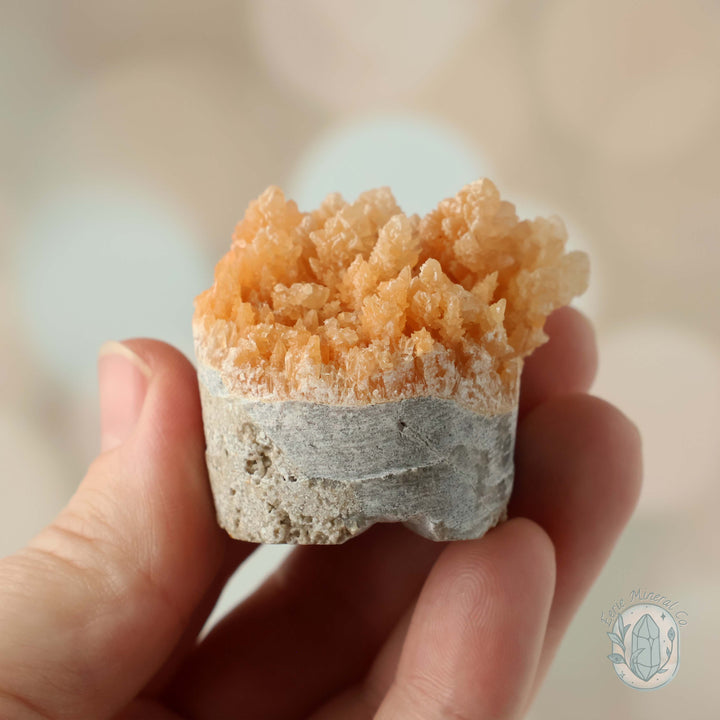 Orange Calcite Stalactite Crystal Cuties