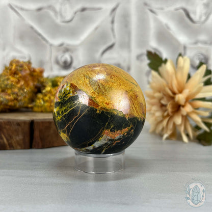 57mm Polished Orpiment and Realgar Sphere