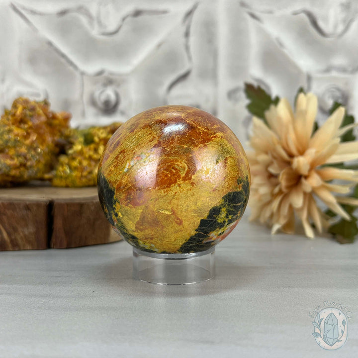 57mm Polished Orpiment and Realgar Sphere