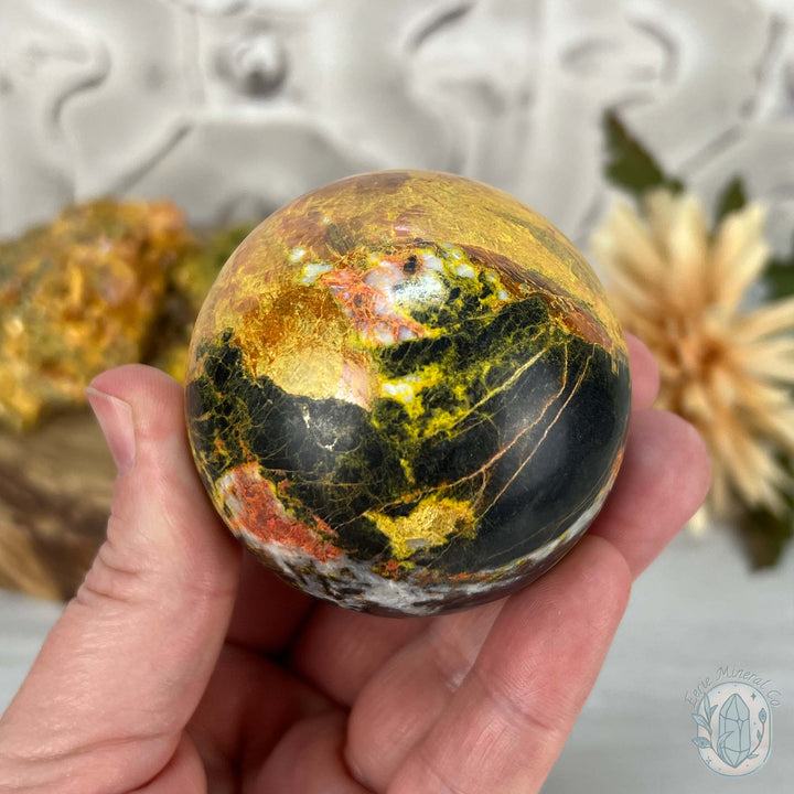 57mm Polished Orpiment and Realgar Sphere