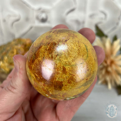 57mm Polished Orpiment and Realgar Sphere