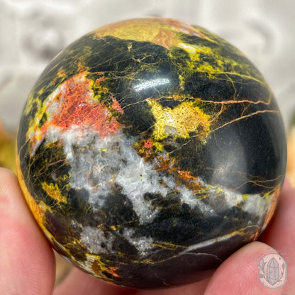 57mm Polished Orpiment and Realgar Sphere