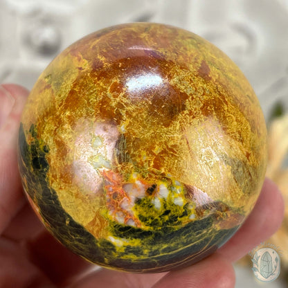 57mm Polished Orpiment and Realgar Sphere