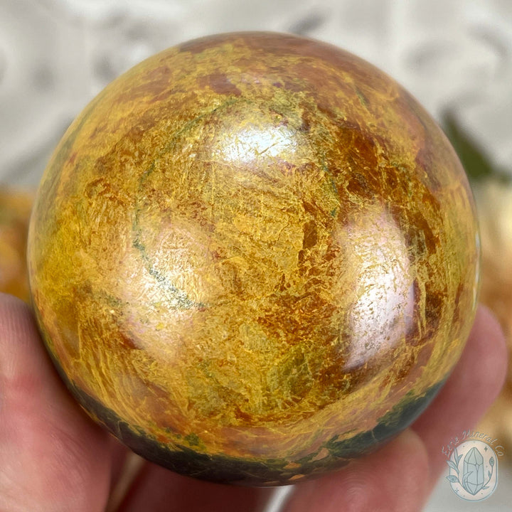 57mm Polished Orpiment and Realgar Sphere