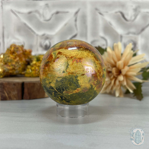 63mm Polished Orpiment and Realgar Sphere