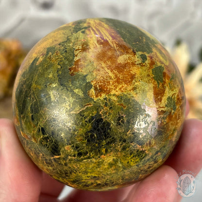 63mm Polished Orpiment and Realgar Sphere