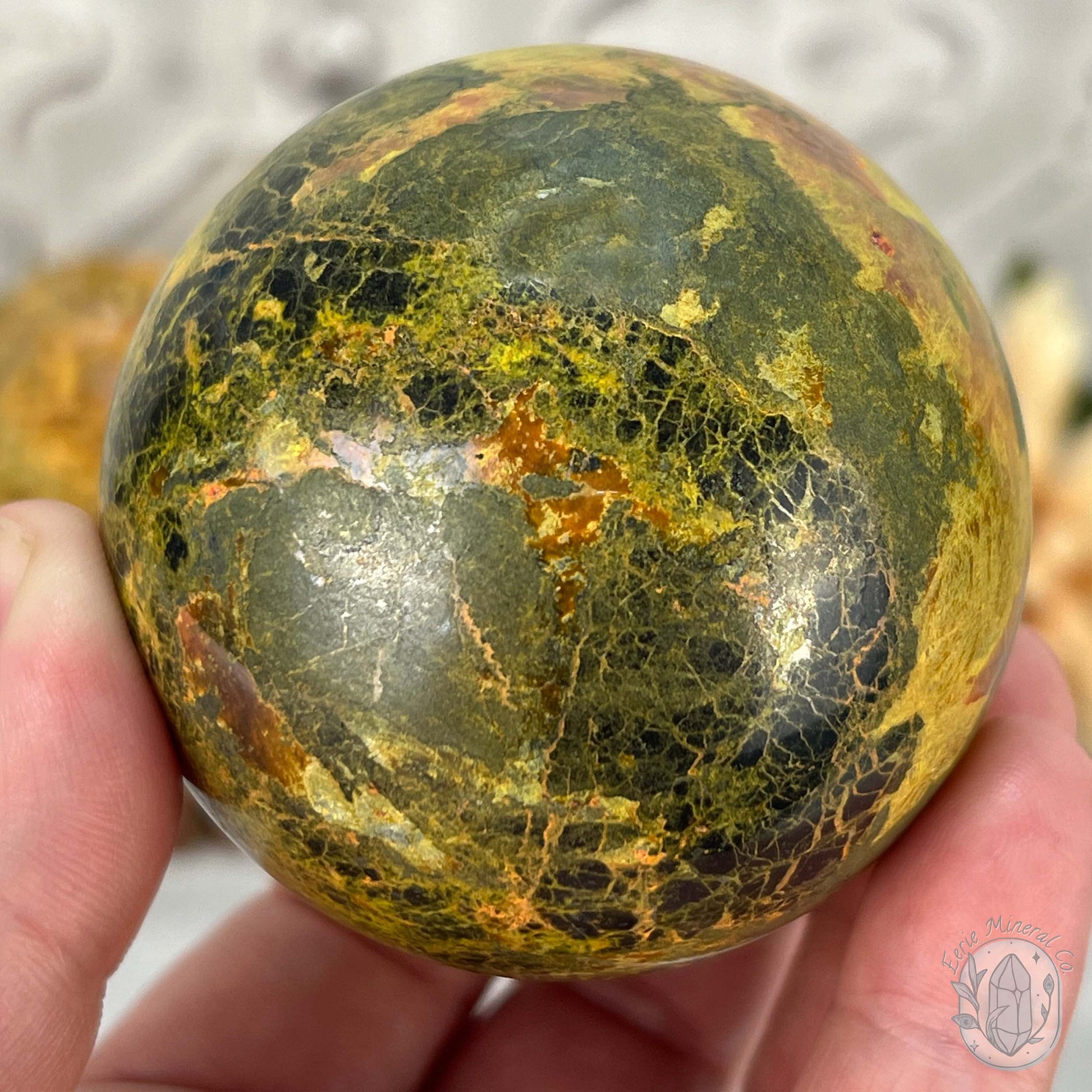 63mm Polished Orpiment and Realgar Sphere