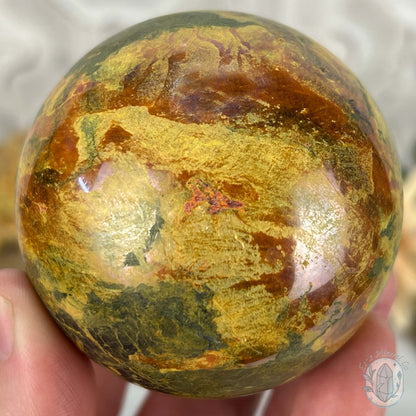 63mm Polished Orpiment and Realgar Sphere